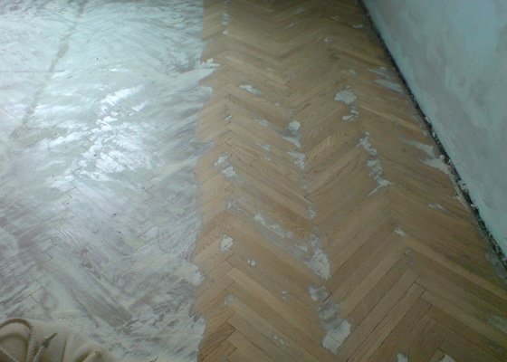 Renovace dubových parket a smrk. podlahy 