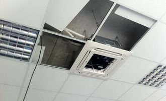 Klimatizační vzduchotechniku do celé kanceláře o rozloze 240m2