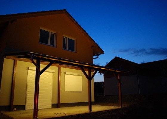 Zastřešená pergola 7m x 3,5m