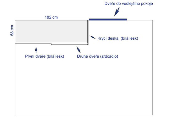 Posuvné dveře k vestavěným skříním