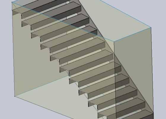 Interierove schody - kovova konstrukce