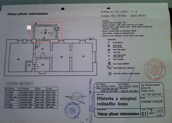 Zavedení elektřiny do nového objektu