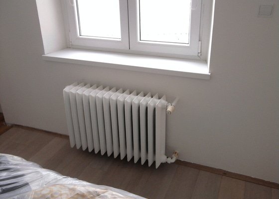 Renovace omítek,stropů,špalety,nátěr radiátorů,malířské práce