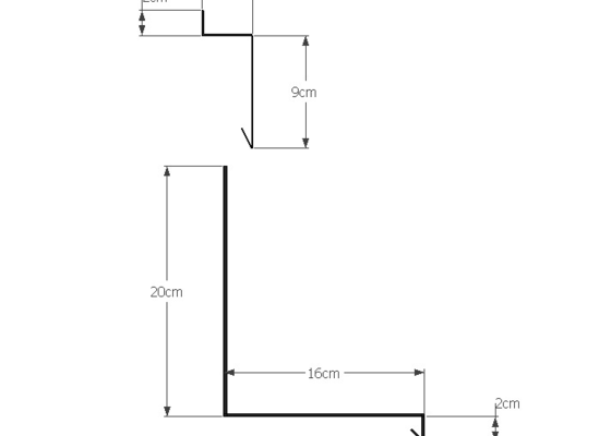 Plechovy parapet na balkon