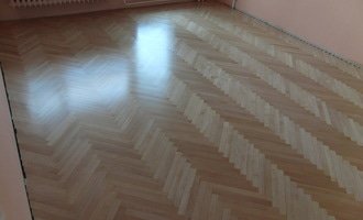 Renovace parket ve dvou pokojích