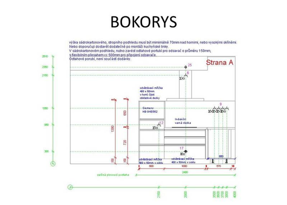 Elektro-instalace (příprava pro kuch.linku)