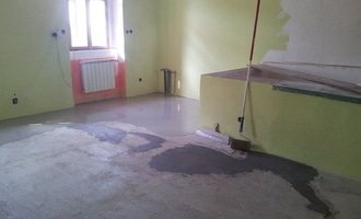 Marmoleum Home - Pokládka podlahy a obložení stěny