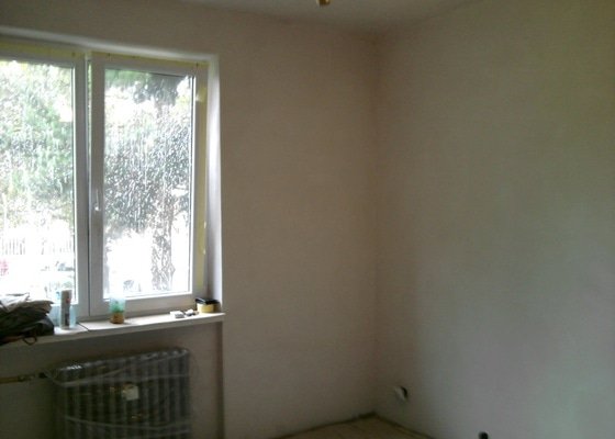 Renovace omítek,stropů,štukování v bytě 2+1