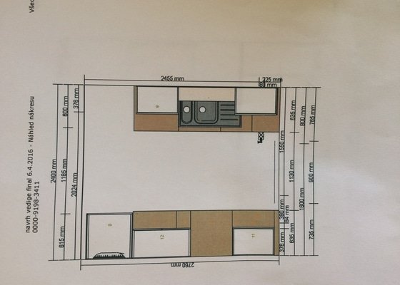 Montaz kuchyne od Ikea na vysku 99cm