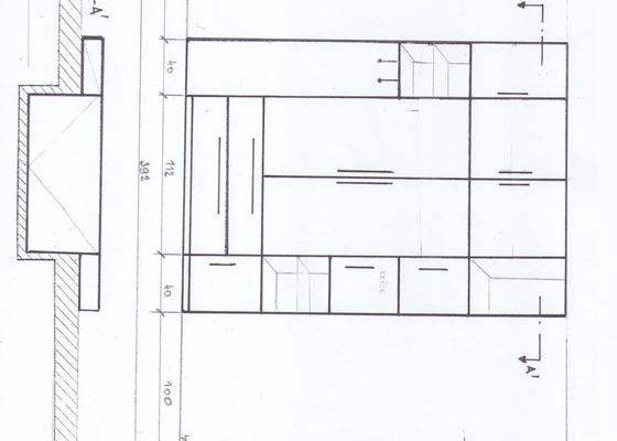 Předsíňová vestavěna stěna - plocha  cca 5m2