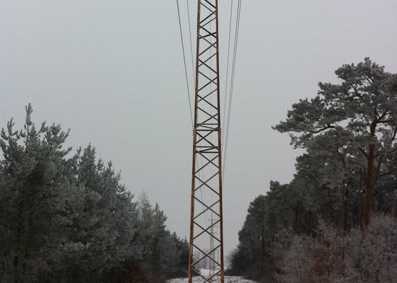 Výřezy pod elektrovody