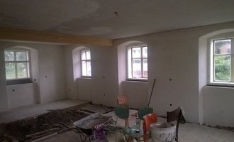 Renovace stropu na chalupě - Bílý Potok pod Smrkem - stav před realizací