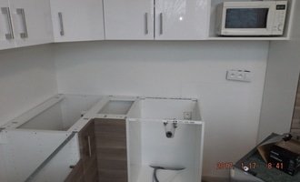 Instalace kuchyňské pracovní desky IKEA + rohový spoj