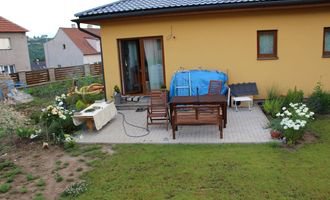 Šikmá dřevěná pergola 3 x 5 m - stav před realizací