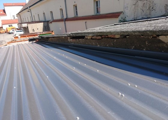 Výměna střešní krytiny cca 50m2