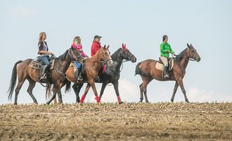 Fotografování akce Hubertová jízda