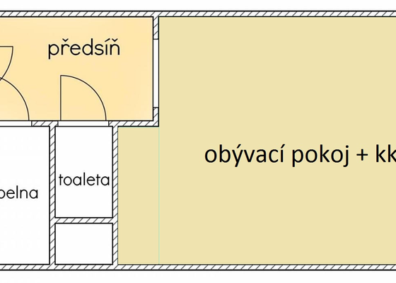 Rekonstrukce garsoniéry 24m2