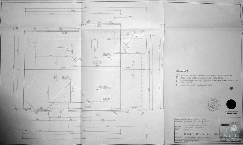 Stavba střechy rodinného domu: půdorys střechy