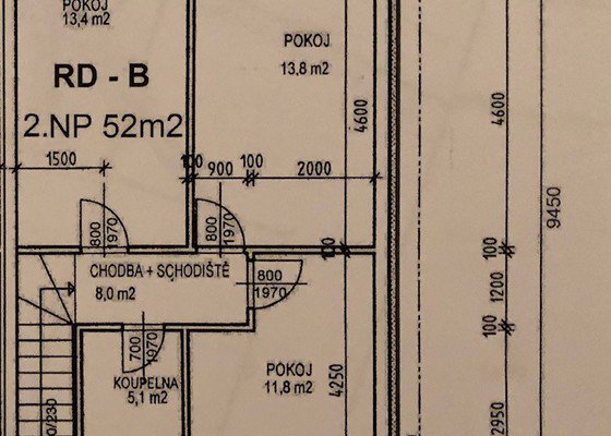 Malířské práce rodinný domek 103m2