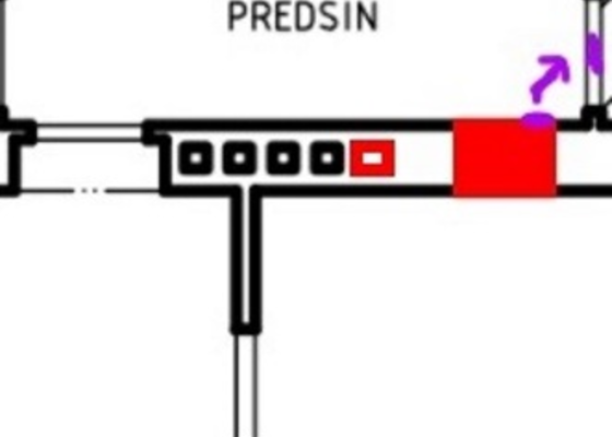 Přemístění rozvaděče + dveřní otvor - stav před realizací