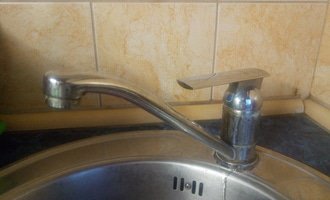 Výměna kuchyňské vodní baterie - stav před realizací