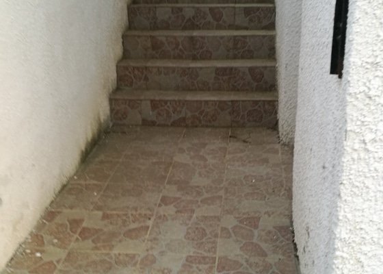 Oprava terasy a schodiště - stav před realizací