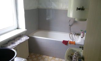 Rekonstrukce koupelny v rodinném domě - stav před realizací