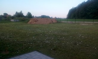 Vyrovnání pozemku Horní Domaslavice - stav před realizací