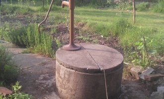 Rekonstrukce studny - stav před realizací