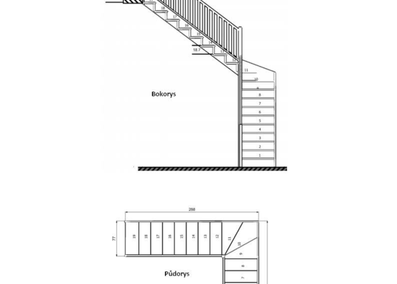 Poptávám výrobu dřevěnného schodiště