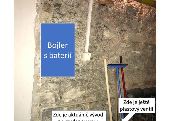 Instalace bojleru (včetně materiálu)