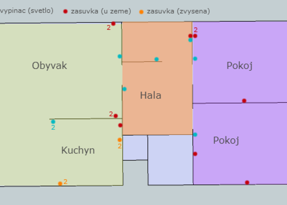 Rekonstrukce elektrických rozvodů, být 3kk