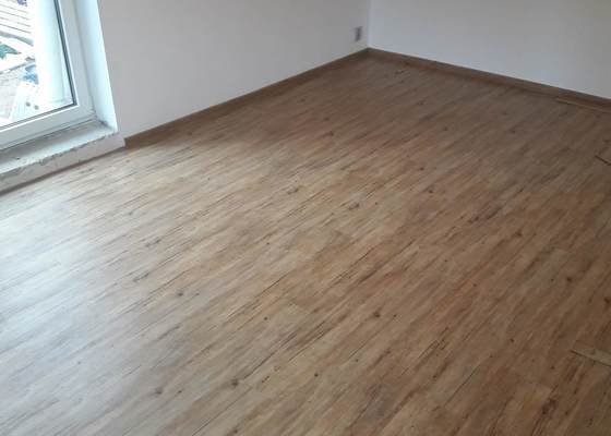 Položení vinylové podlahy 21m2