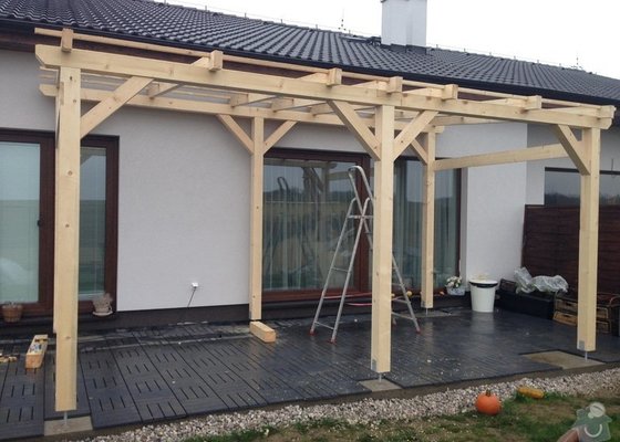 Pergola se zastřešením