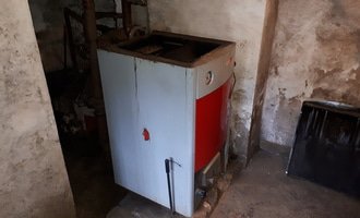 Výměna starého kotle za automat na uhlí Ekoscroll - stav před realizací