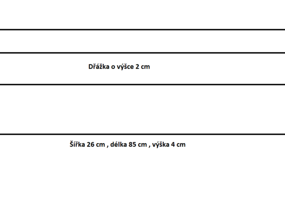 Výroba dřevěného prahu na míru - stav před realizací