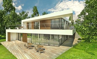 Architektonický návrh rodinného domu Písková Lhota