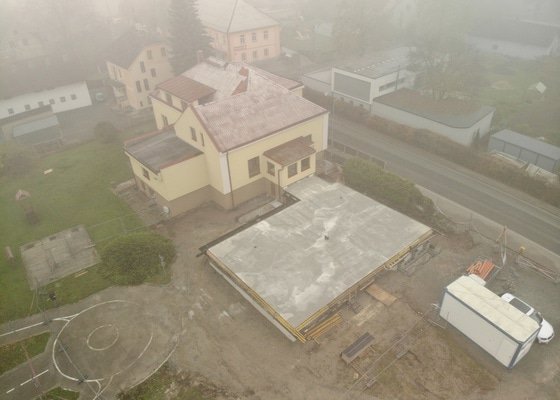 MŠ České Meziříčí - základy a železobetonové konstrukce