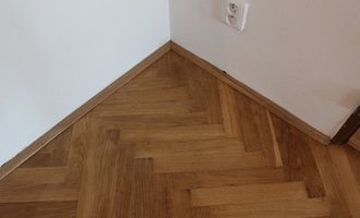 Broušení/renovace parket cca 35m2 + nová podlaha cca 12m2