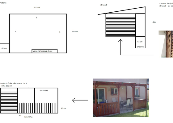 Pergola k domu