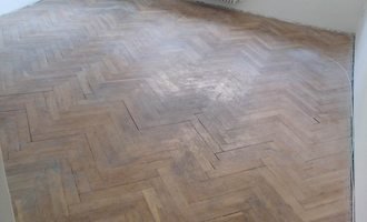 Polozeni Nove Podlahy / Renovace Parket - stav před realizací