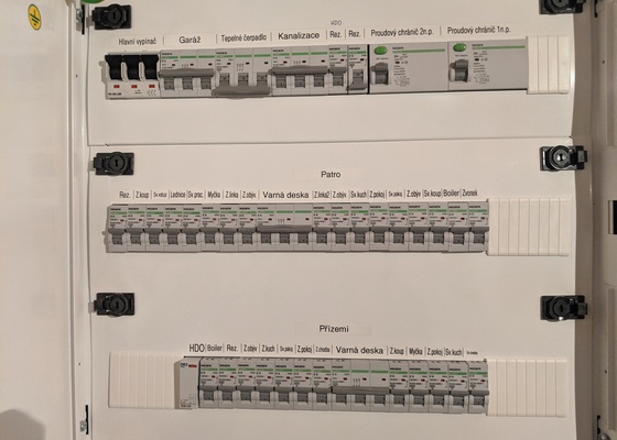 Rekonstrukce elektroinstalace v rodinném domě