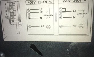 Zapojení elektrického sporáku na 1f - stav před realizací