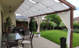 Pergola a přístřešek pro auta