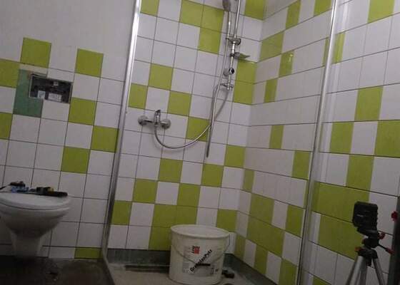 Instalace sprchového koutu a závěsné toalety