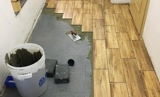 Pokládka dlažby - renovace - 12m2