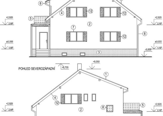 Projekt rekonstrukce rodinného domu
