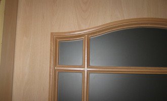 prosklení interiérových dveří - stav před realizací