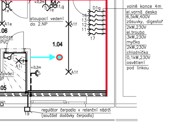 Zavedení elektrických kabelů pod plovoucí dřevěnou podlahu