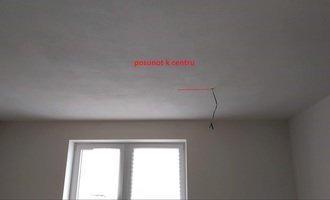 Drobná elektroinstalace - stav před realizací